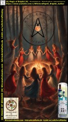 Magic of Brighid juego de vela de vidrio Witches Initiation