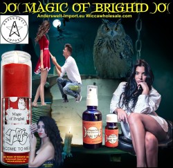 Magic of Brighid jar candle Come to me