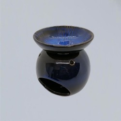 Lampe senteur, lampe aromatique Earth circle, bleu