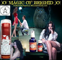 Magic of Brighid Jar Candle Set Fire of Love