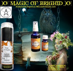 Magic of Brighid Jar Candle Set For Grounding
