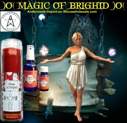 Magic of Brighid vela de vidrio Get Power