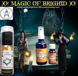 Magic of Brighid Set di candele di vetro Hex Breaking