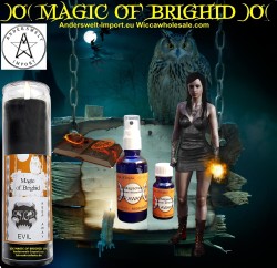 Magic of Brighid juego de vela de vidrio Keep away Evil