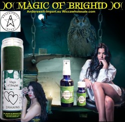 Magic of Brighid Candele in vetro Love Drawing