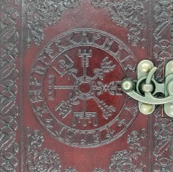 Asatru Notizbuch / Tagebuch Wikinger Kompass
