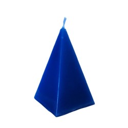 Pyramidenkerze blau Fast Luck (schnelles Glück)
