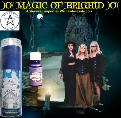 Magic of Brighid Jar Candle Set Road Opener