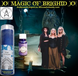 Magic of Brighid jar candle Road Opener