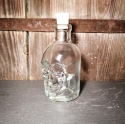 Frasco de elixir calavera con corcho 200 ml