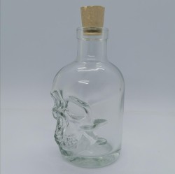 Elixir bottle skull with cork 200 ml