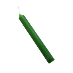 Candele a bastoncino colorate solide verdi 12 pezzi
