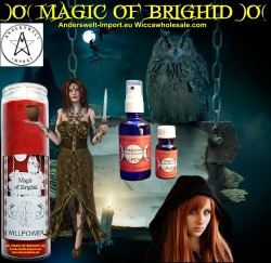 Magic of Brighid juego de vela de vidrio Willpower