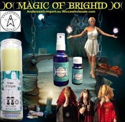 Magic of Brighid Bougie en verre Witches Initiation