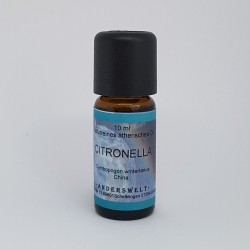 Olio essenziale Citronella (Cymbopogon winterianus), flacone con 10 ml