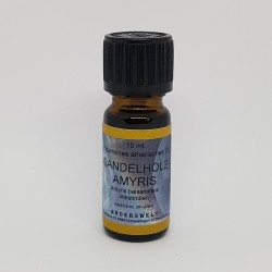 Olio essenziale Sandalo (Amyris balsamifera), flacone con 10 ml