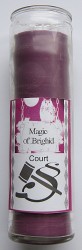 Magic of Brighid Glass Candle Court