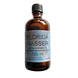 Agua de Florida 100 ml a base de alcohol con aceites esenciales naturales