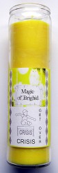 Magic of Brighid Bougie en verre Get over Crises