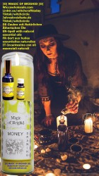 Magic of Brighid Candele in vetro Money Drawing