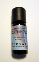 Essential Oil Rosewood (Aniba rosaeodra), vial with 10 ml