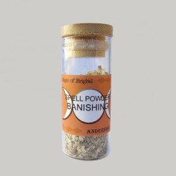 Magic of Brighid Spell Powder Banishing Witch bottle with cork 10g