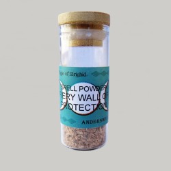 Magic of Brighid Spell Powder Fiery Wall of Protection Botella de bruja con corcho 10g