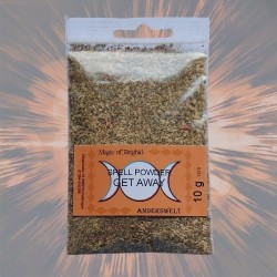 Magic of Brighid Spell Powder Get Away Witch bottle with cork 10g