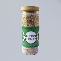 Magic of Brighid Spell Powder Love Drawing Witch bottle with cork 10g