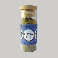 Magic of Brighid Spell Powder Luck Botella de bruja con corcho 10g