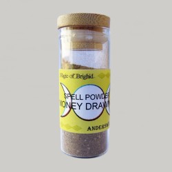 Magic of Brighid Spell Powder Money Drawing Bouteille de sorcière avec bouchon 10g