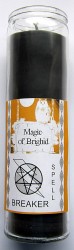 Magic of Brighid Glass Candle Spell Breaker