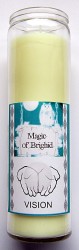 Magic of Brighid Bougie en verre Vision